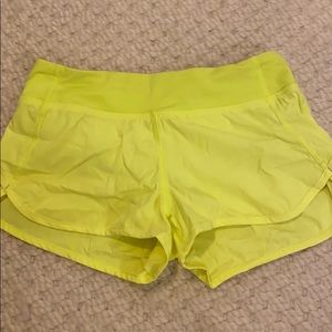 Ivivva size 12 neon yellow shorts.